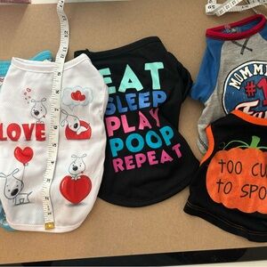 T shirt bundle for xsmall puppy